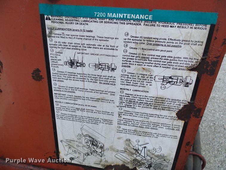 image for item DI0670 Meyer 7200 manure spreader