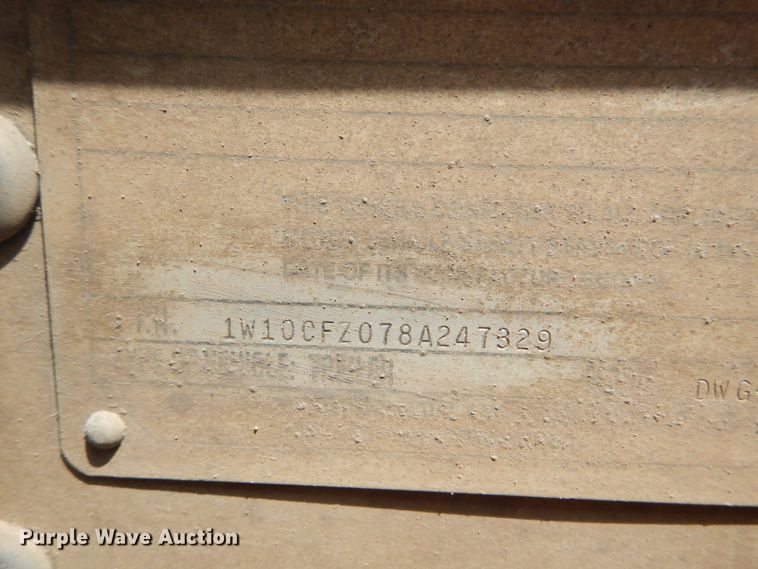 image for item DI2294 2008 Wilson Pace Setter live bottom trailer