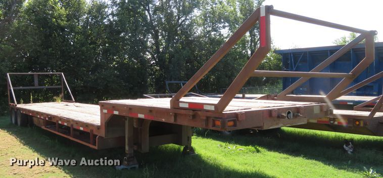 image for item EQ9299 1991 Transcraft DTX-18-44 drop deck trailer