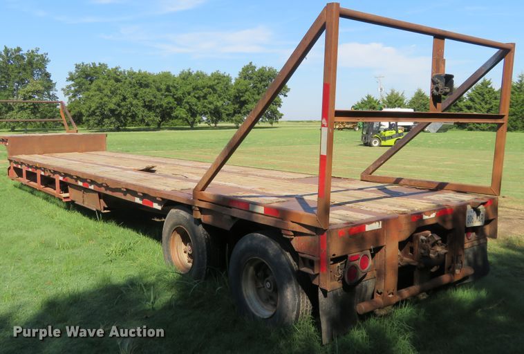 image for item EQ9299 1991 Transcraft DTX-18-44 drop deck trailer