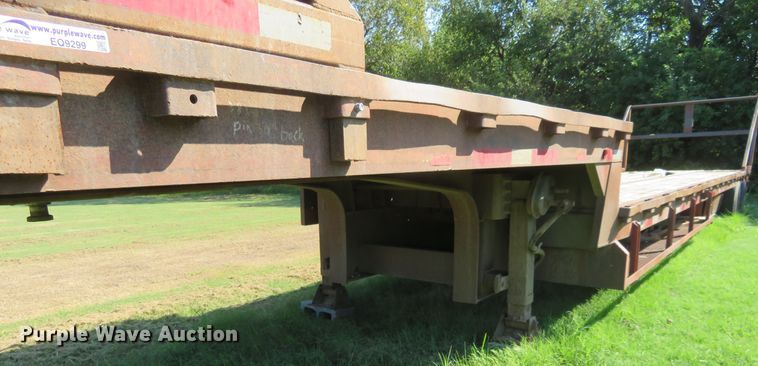 image for item EQ9299 1991 Transcraft DTX-18-44 drop deck trailer