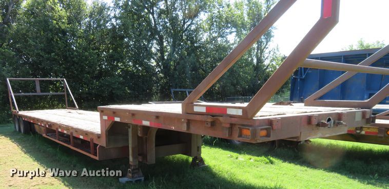 image for item EQ9299 1991 Transcraft DTX-18-44 drop deck trailer
