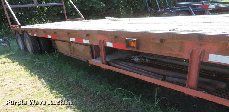 image for item EQ9299 1991 Transcraft DTX-18-44 drop deck trailer