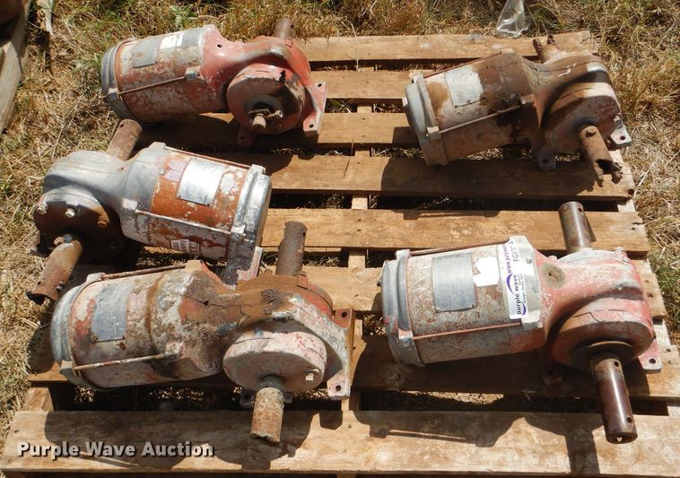 image for item FG9797 (5) Lindsay center pivot irrigation gear motors
