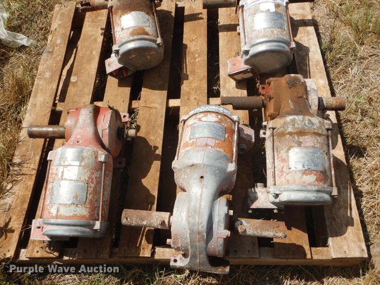 image for item FG9797 (5) Lindsay center pivot irrigation gear motors