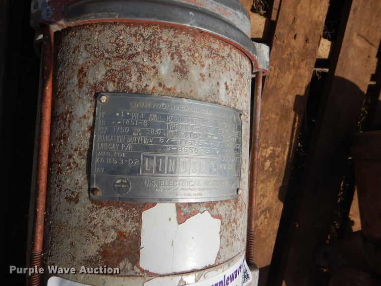 image for item FG9797 (5) Lindsay center pivot irrigation gear motors