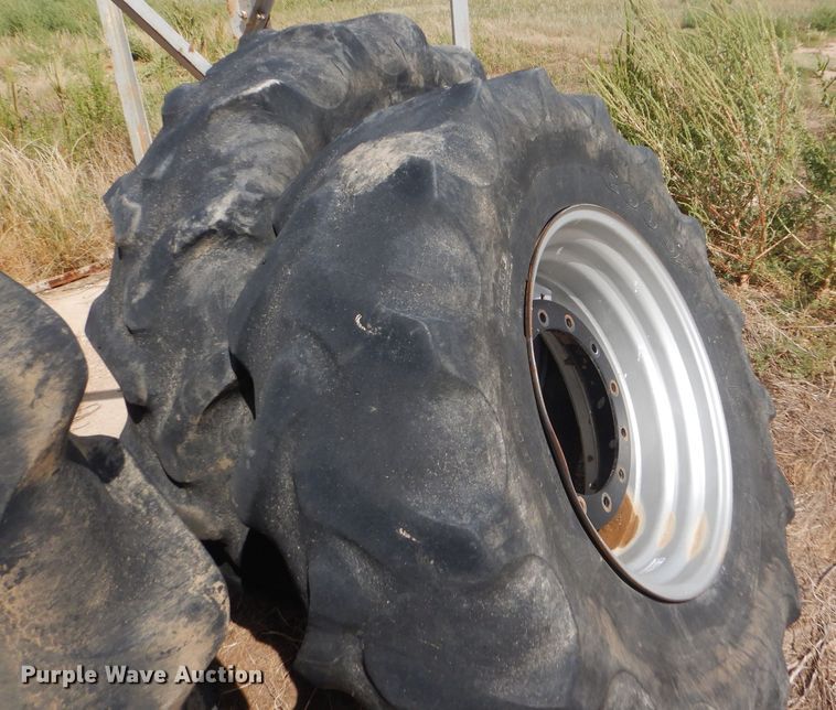 image for item FG9800 (2) Goodyear 480/85R30 tires and wheels