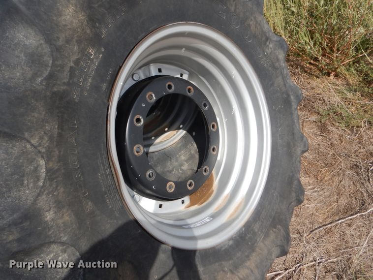 image for item FG9800 (2) Goodyear 480/85R30 tires and wheels