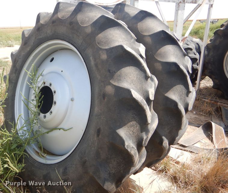 image for item FG9801 (4) Goodyear 520/84R46 tires and wheels