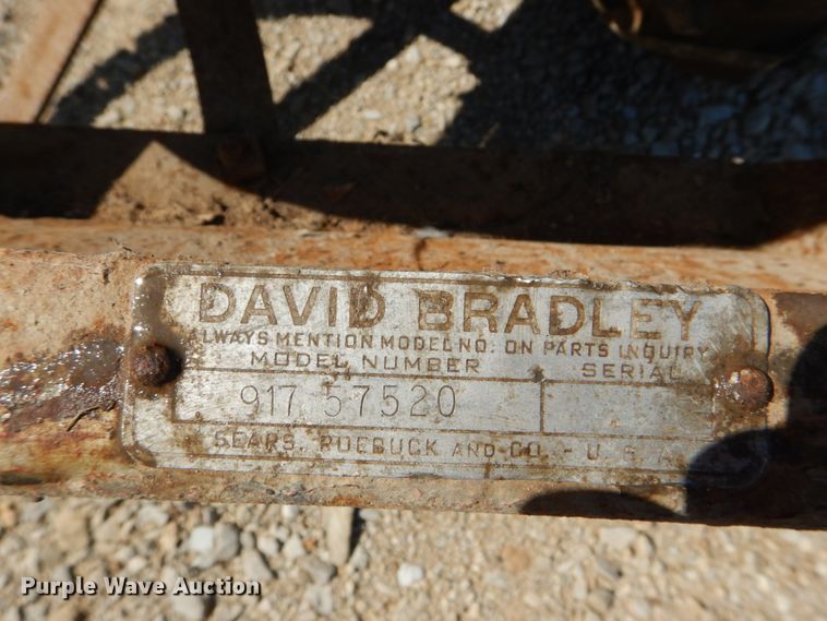 image for item GC9257 David Bradley Super Power 917357560 garden tractor