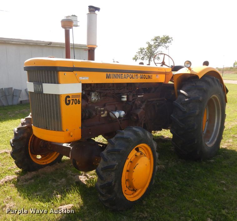 image for item GG9131 1963 Minneapolis Moline G706 MFWD tractor