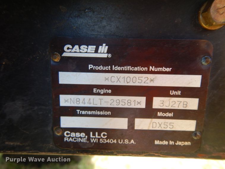 image for item GG9193 2004 Case IH DX55 MFWD tractor