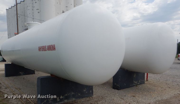 image for item GH9619 (2) anhydrous ammonia bulk tanks