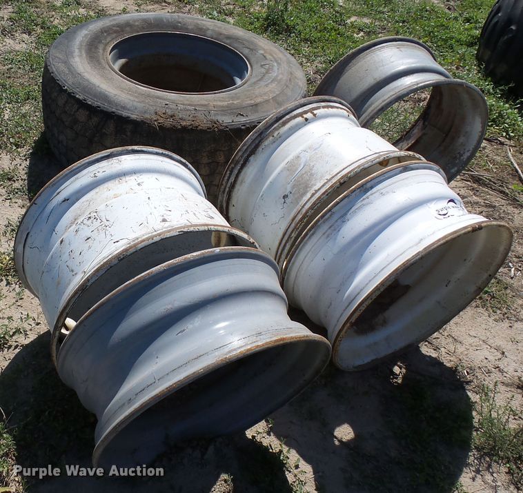 image for item DA3626 (6) super single truck wheels