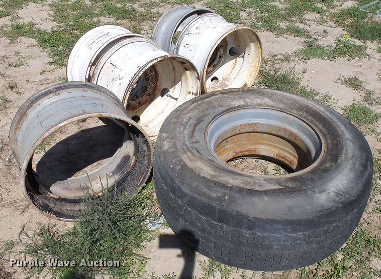 image for item DA3626 (6) super single truck wheels
