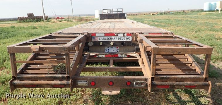 image for item DE5529 2006 Transcraft DTL-2100 drop deck equipment trailer