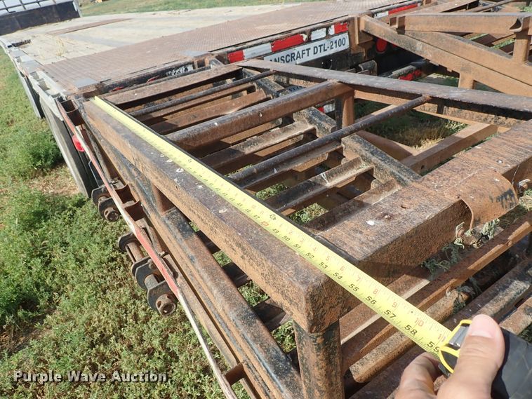 image for item DE5529 2006 Transcraft DTL-2100 drop deck equipment trailer