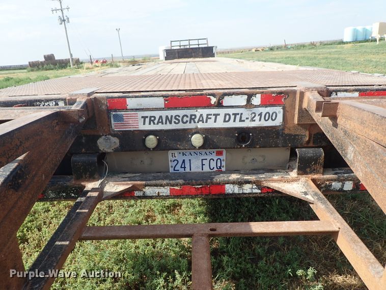 image for item DE5529 2006 Transcraft DTL-2100 drop deck equipment trailer