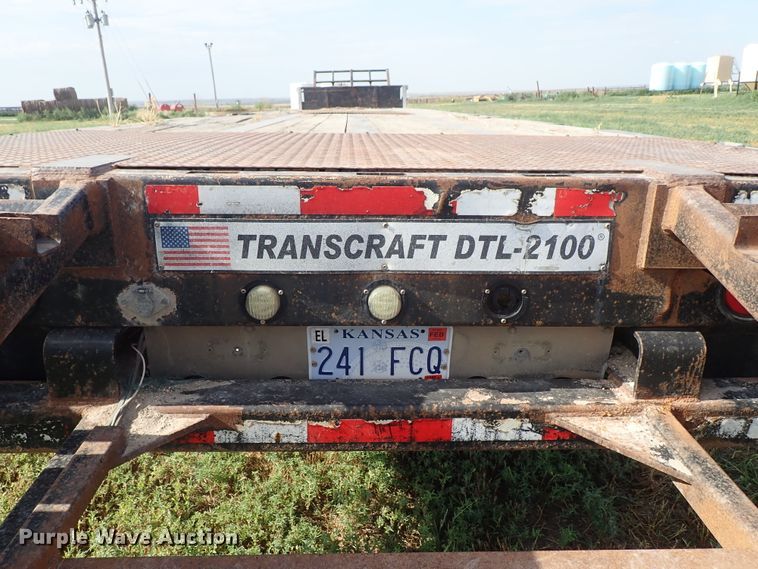 image for item DE5529 2006 Transcraft DTL-2100 drop deck equipment trailer