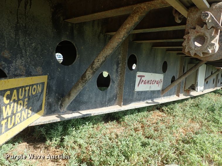 image for item DE5529 2006 Transcraft DTL-2100 drop deck equipment trailer