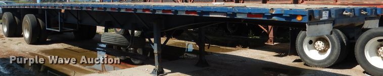 image for item DG5835 1995 Dorsey DGTS flatbed trailer