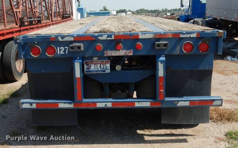 image for item DG5835 1995 Dorsey DGTS flatbed trailer