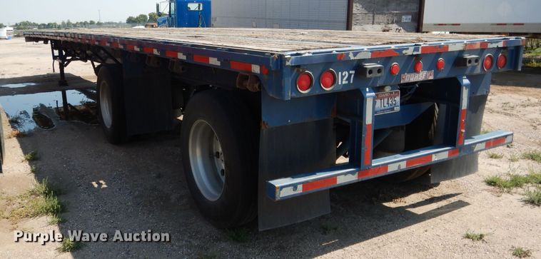 image for item DG5835 1995 Dorsey DGTS flatbed trailer
