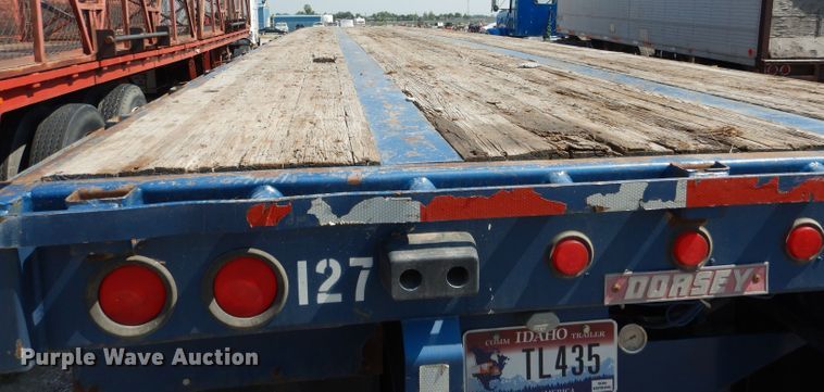 image for item DG5835 1995 Dorsey DGTS flatbed trailer