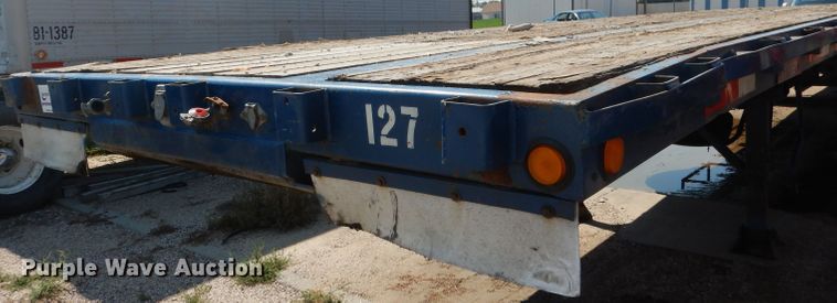 image for item DG5835 1995 Dorsey DGTS flatbed trailer