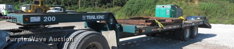 image for item DH1561 2000 Trail King TK40 equipment trailer