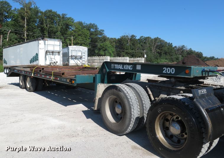 image for item DH1561 2000 Trail King TK40 equipment trailer