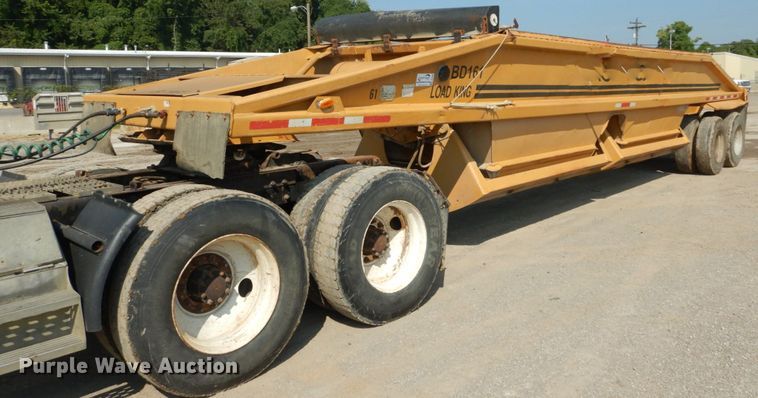 image for item DH2059 1982 Load King 2030-10 bottom dump trailer