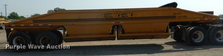 image for item DH2059 1982 Load King 2030-10 bottom dump trailer