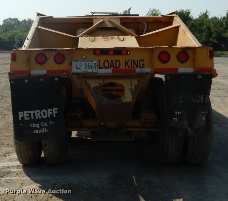 image for item DH2059 1982 Load King 2030-10 bottom dump trailer