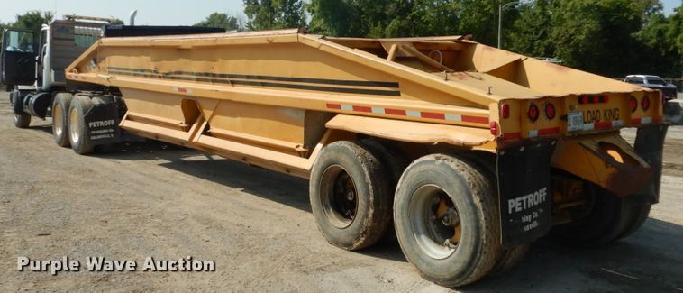 image for item DH2059 1982 Load King 2030-10 bottom dump trailer