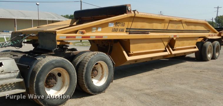 image for item DH2061 1982 Load King 2030-10 bottom dump trailer