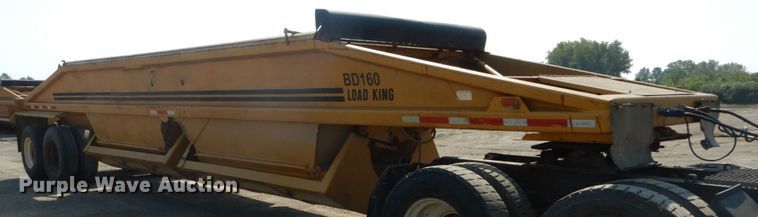image for item DH2061 1982 Load King 2030-10 bottom dump trailer