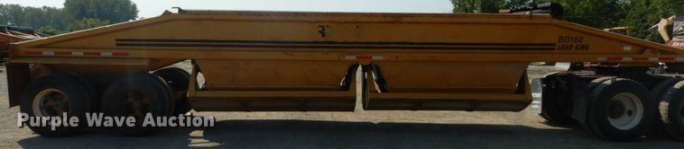 image for item DH2061 1982 Load King 2030-10 bottom dump trailer