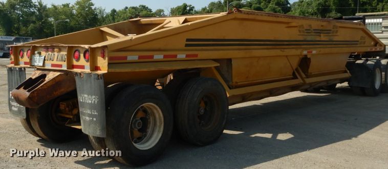 image for item DH2061 1982 Load King 2030-10 bottom dump trailer