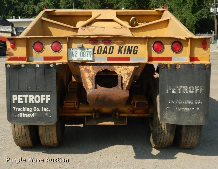 image for item DH2061 1982 Load King 2030-10 bottom dump trailer