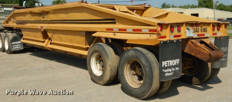 image for item DH2061 1982 Load King 2030-10 bottom dump trailer