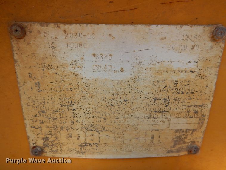 image for item DH2061 1982 Load King 2030-10 bottom dump trailer