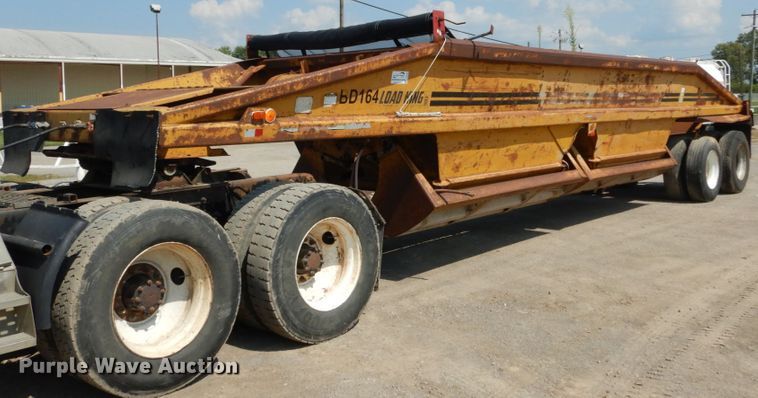 image for item DH2062 1982 Load King 2030-10 bottom drump trailer