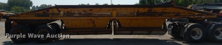 image for item DH2062 1982 Load King 2030-10 bottom drump trailer