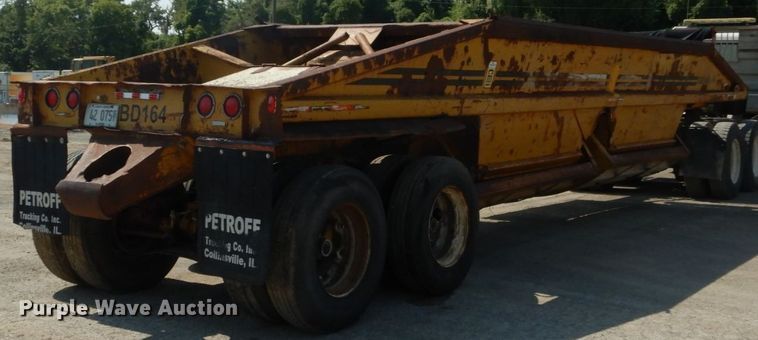 image for item DH2062 1982 Load King 2030-10 bottom drump trailer