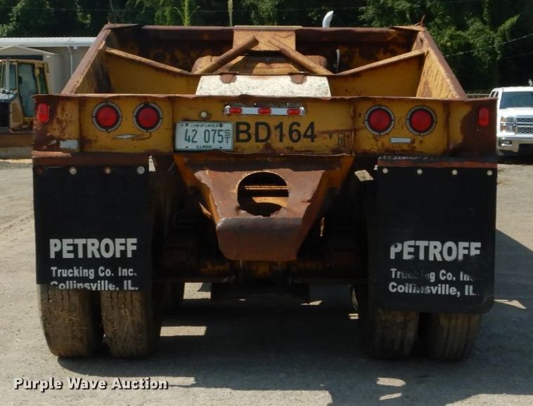 image for item DH2062 1982 Load King 2030-10 bottom drump trailer