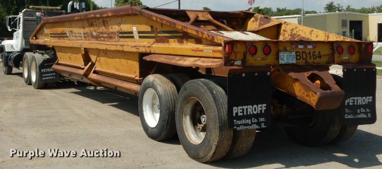 image for item DH2062 1982 Load King 2030-10 bottom drump trailer
