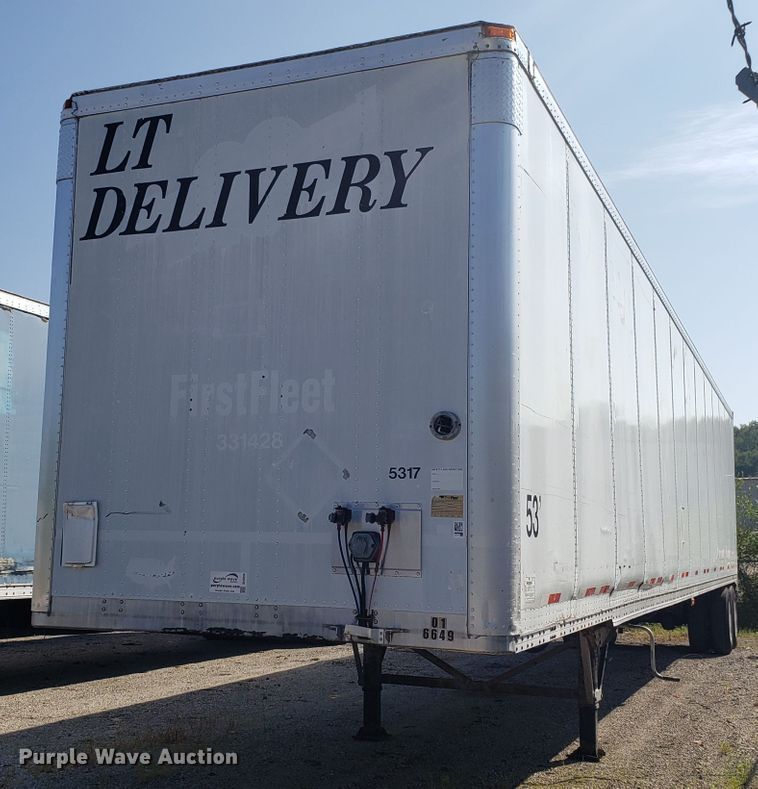 image for item DH2836 2001 Wabash dry van trailer