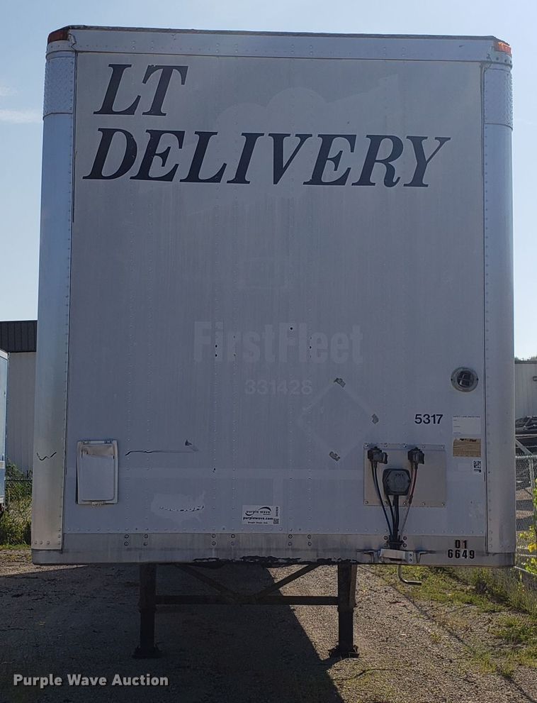 image for item DH2836 2001 Wabash dry van trailer