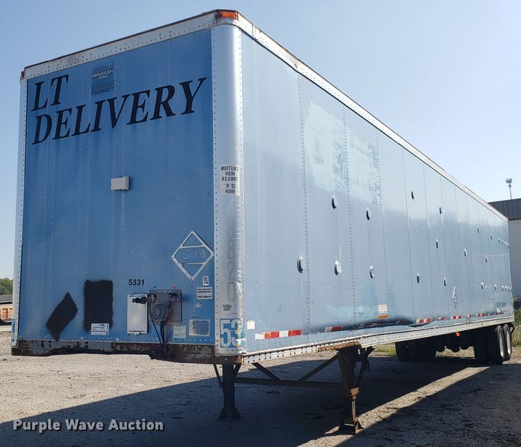 image for item DH2837 2000 Wabash dry van trailer